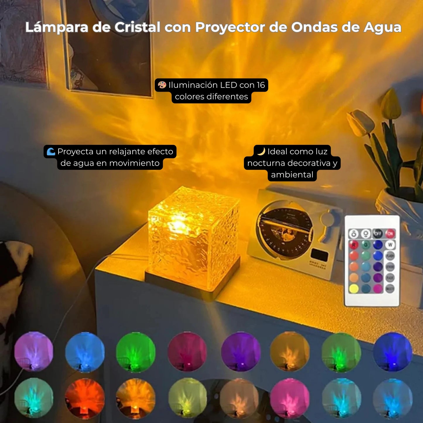 OceanGlow™ – Lámpara Decorativa RGB