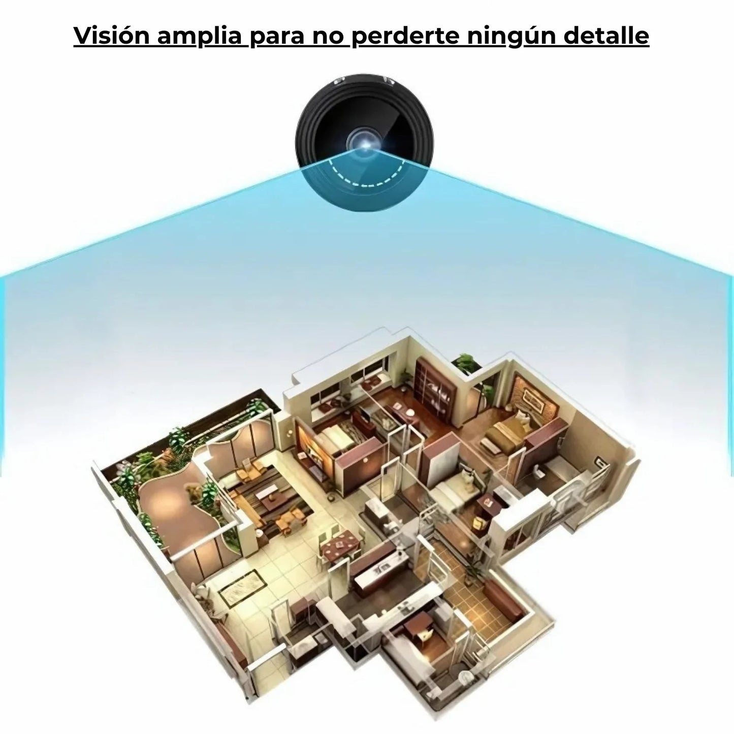 Mini Cámara Espía WiFi A9 con Visión Nocturna HD