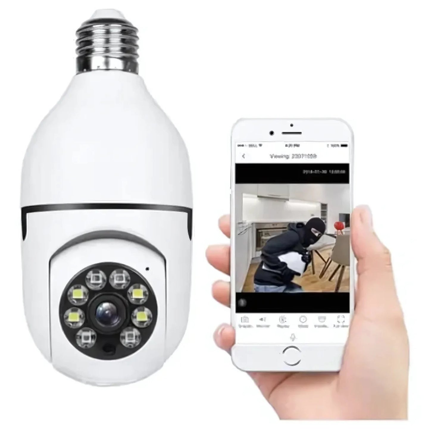 Safe360™ – Foco Cámara con Visión 360° y Audio