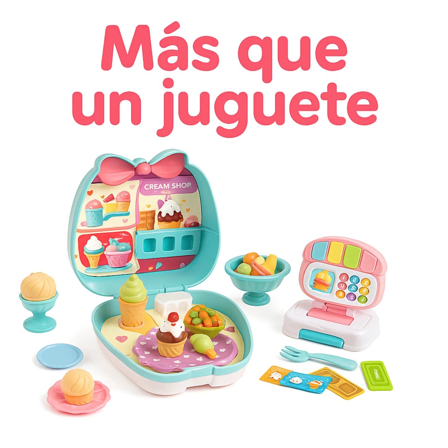 Carterita Mágica de Helados – Set de Juego Creativo 22 Piezas