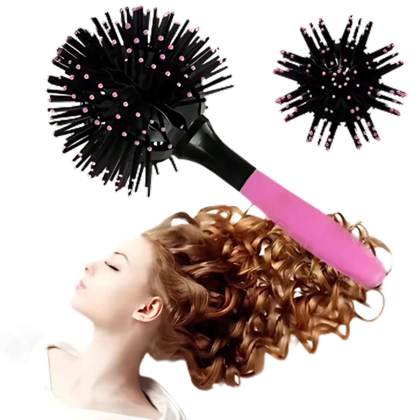 Cepillo 3D Curl360™ –Movimiento, Estilo y Volumen a Tu Cabello