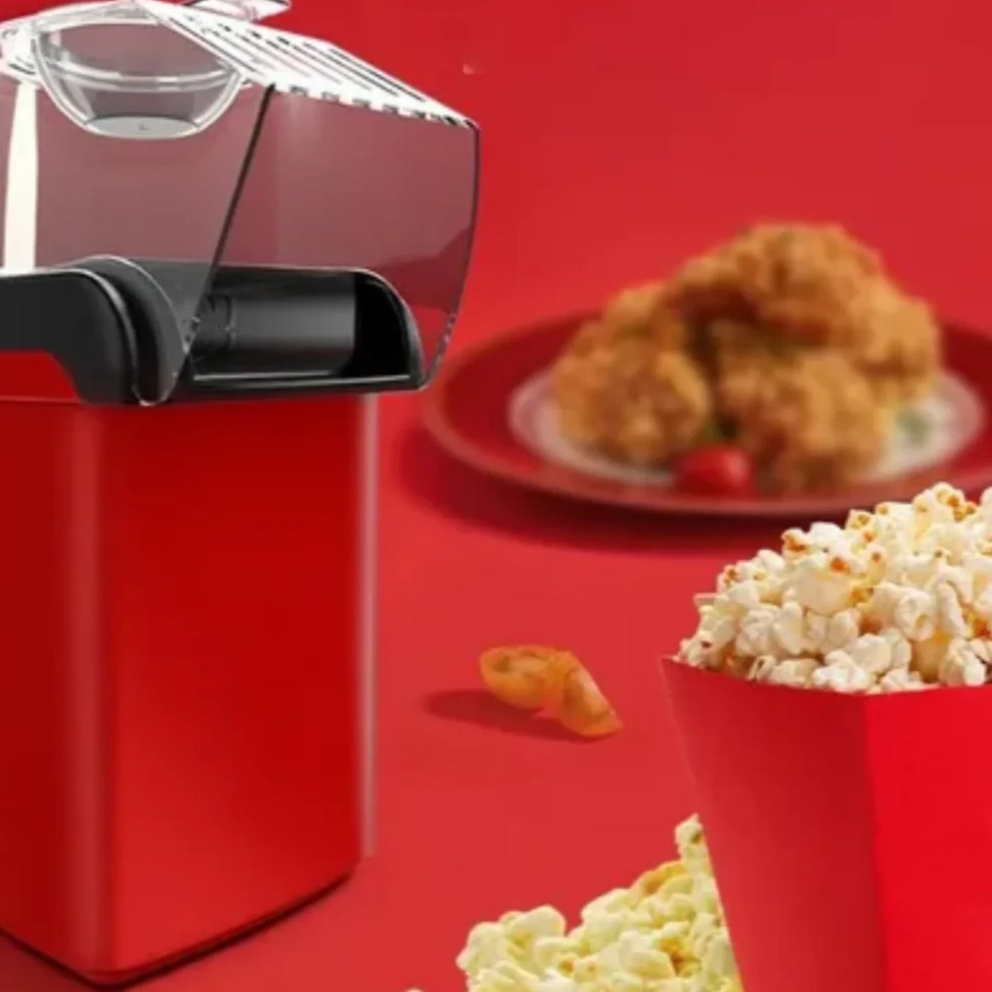 Pipoquera Eléctrica Sin Aceite 1400W – Pororó Saludable al Instante
