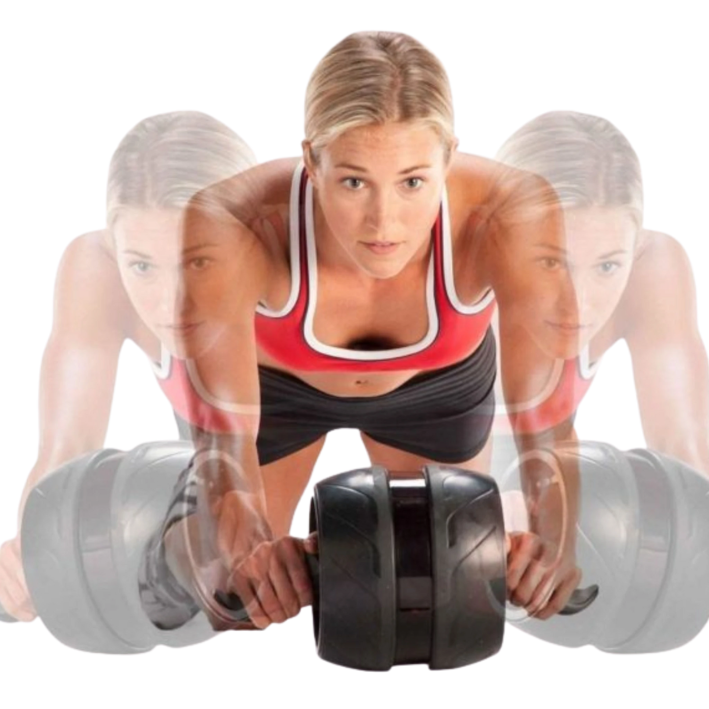 CoreMax Rueda Abdominal con Retorno Automático y Agarre Antideslizante