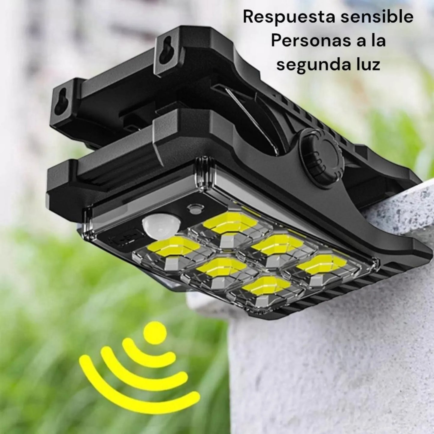 SolarClip™ – Lámpara Solar Inteligente con Sensor y Clip Portátil