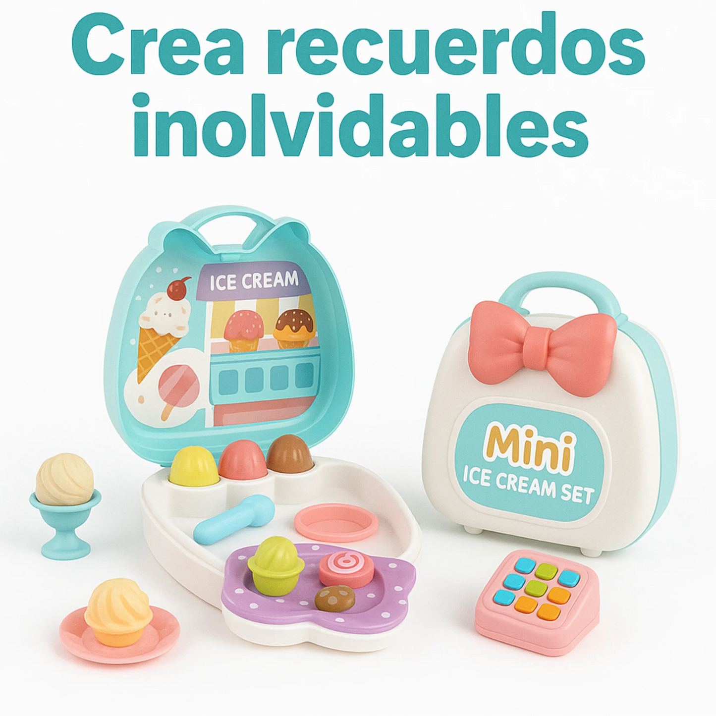 Carterita Mágica de Helados – Set de Juego Creativo 22 Piezas