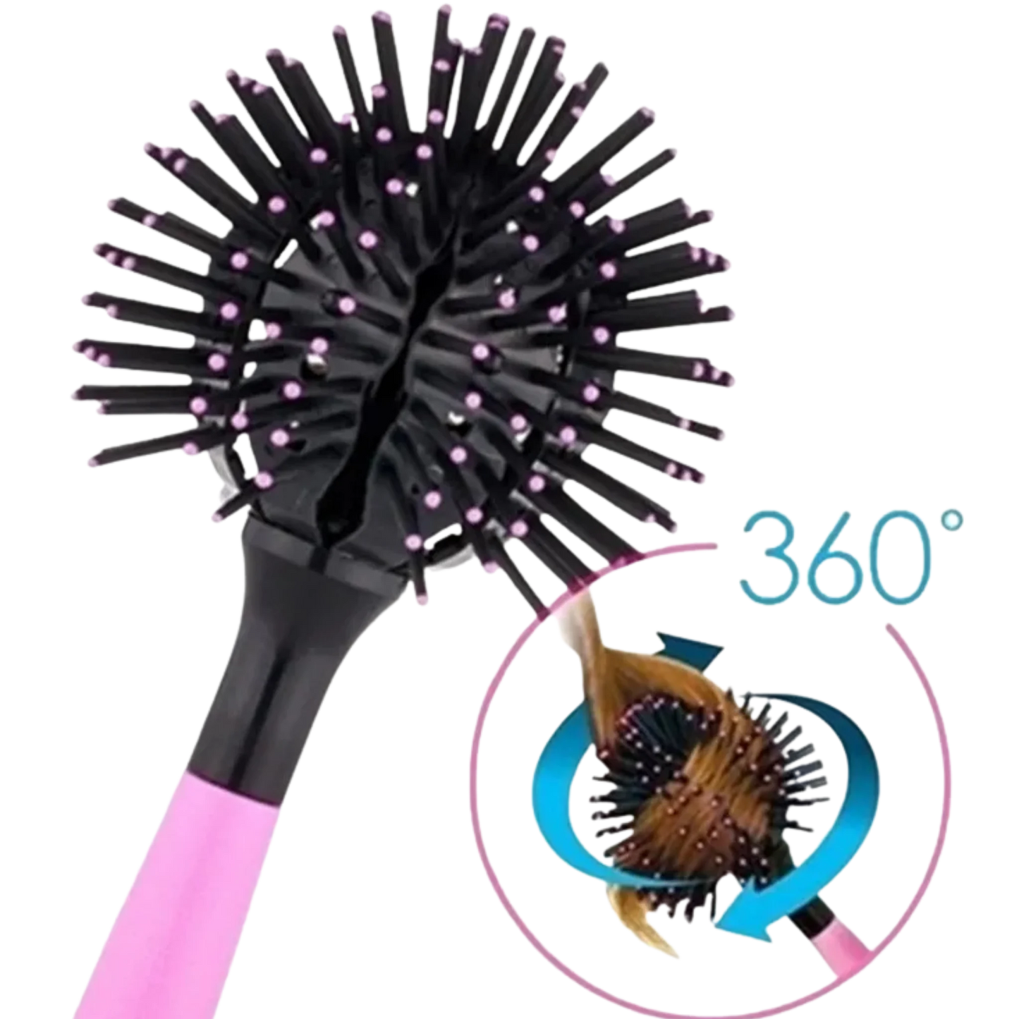 Cepillo 3D Curl360™ –Movimiento, Estilo y Volumen a Tu Cabello