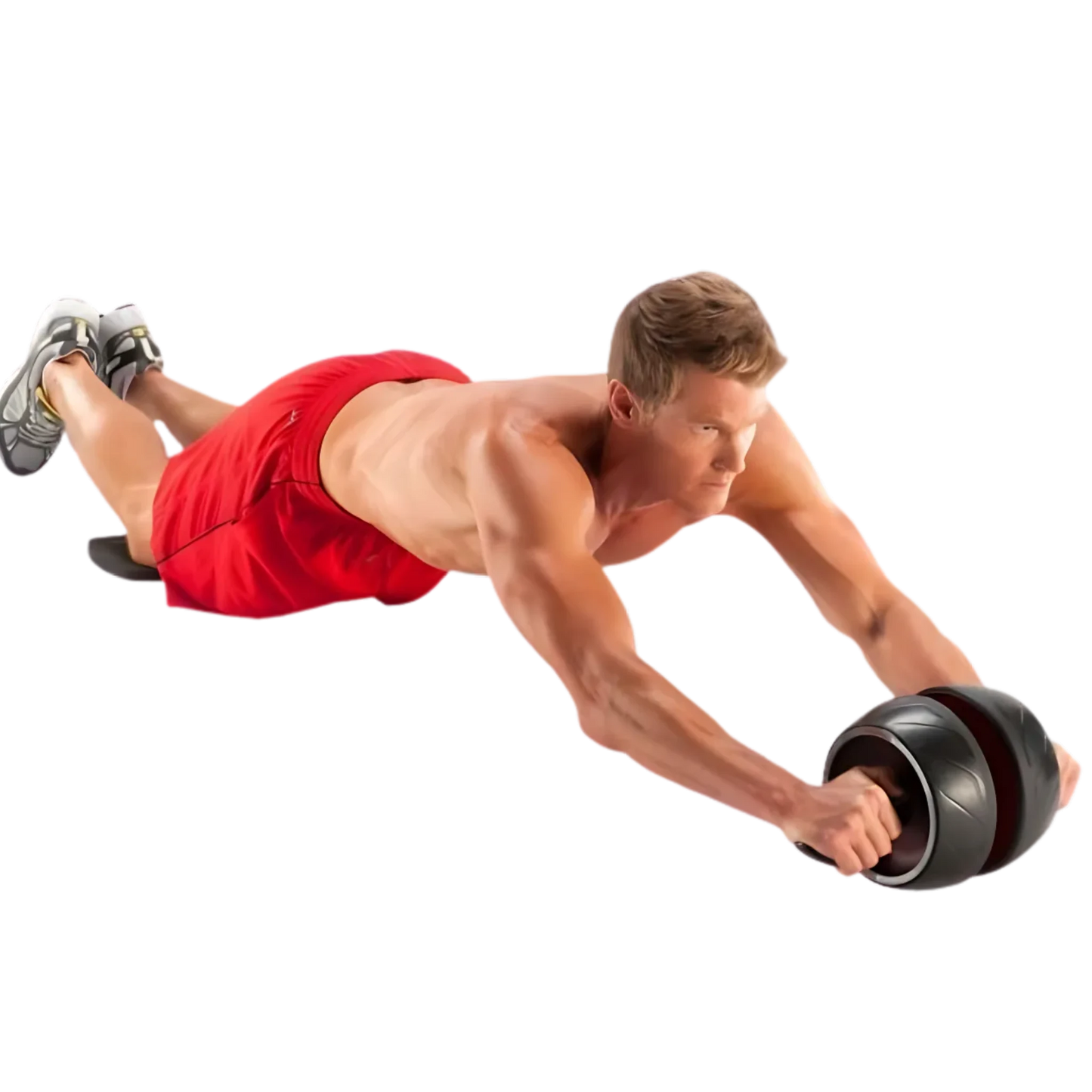 CoreMax Rueda Abdominal con Retorno Automático y Agarre Antideslizante