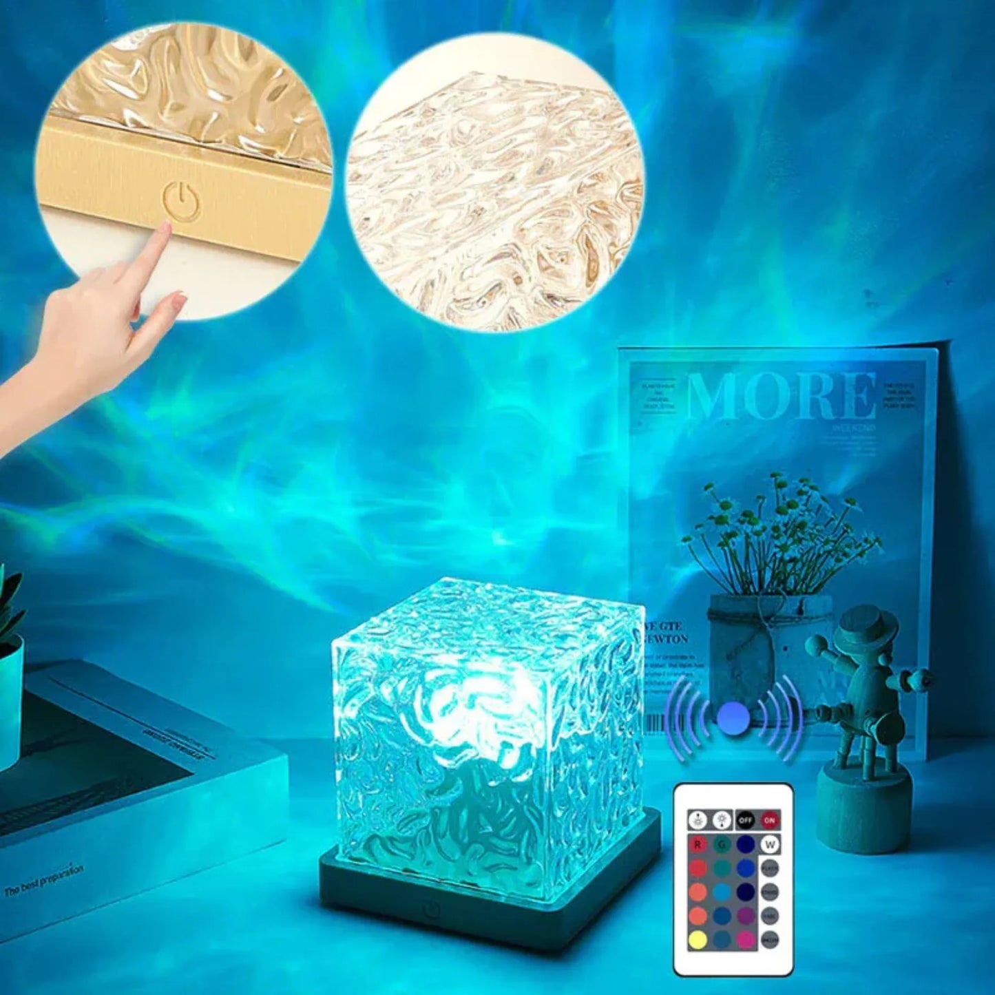 OceanGlow™ – Lámpara Decorativa RGB