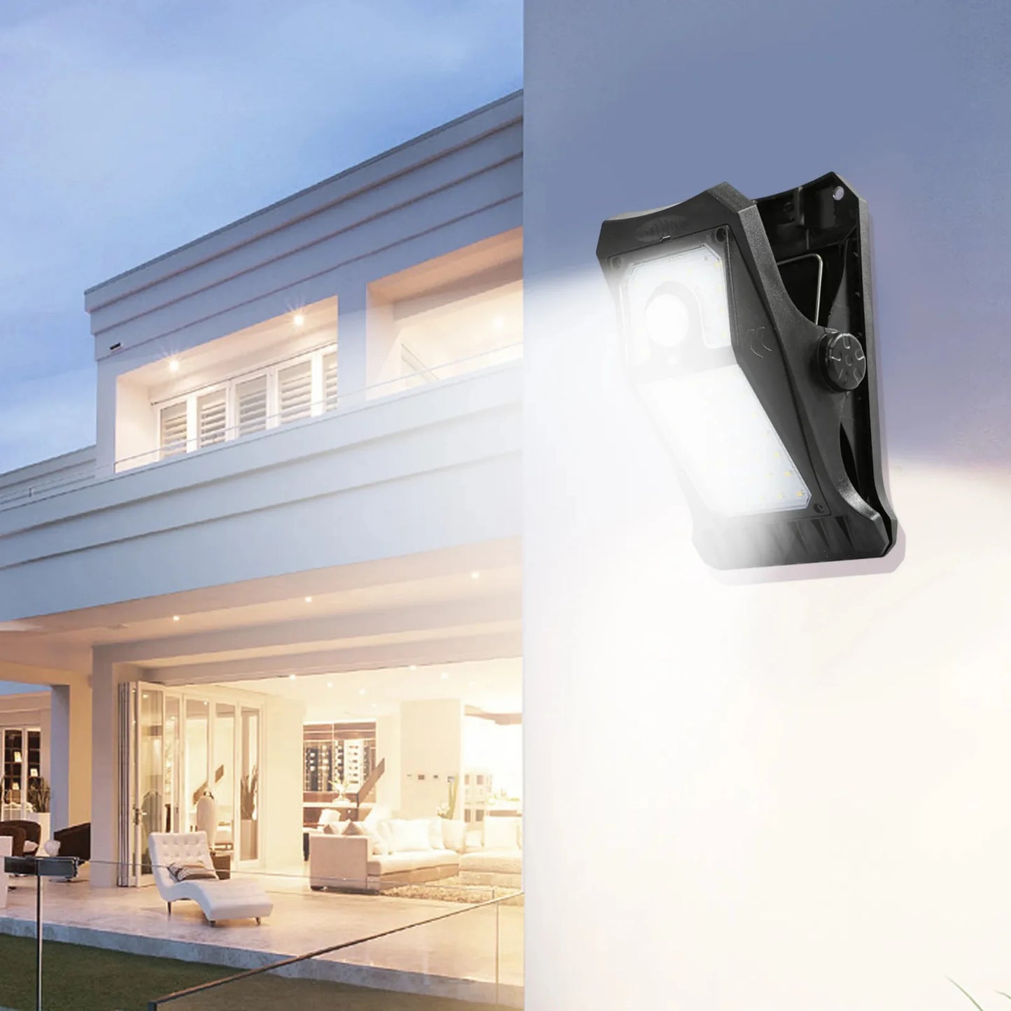 SolarClip™ – Lámpara Solar Inteligente con Sensor y Clip Portátil