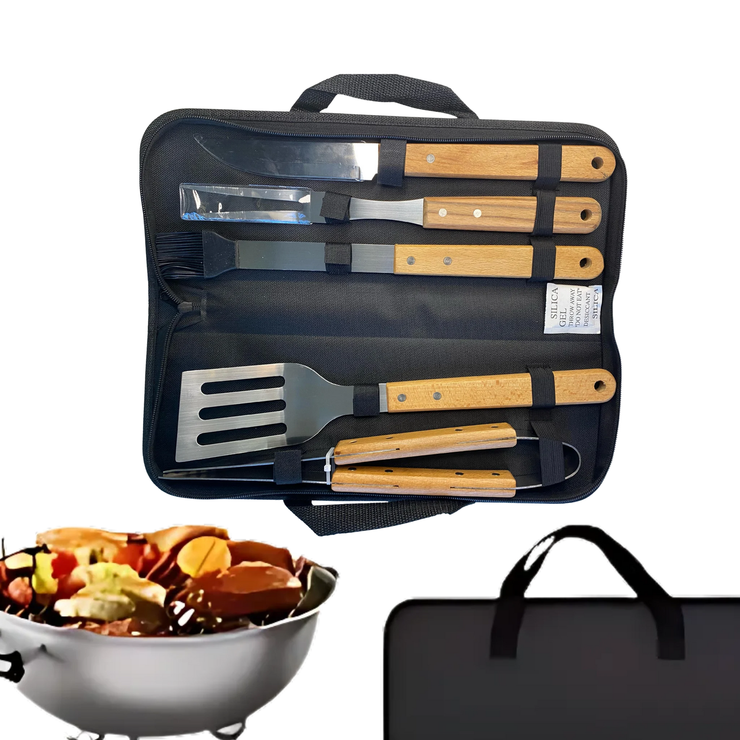Asador PRO™ – Set Parrillero 5 en 1 con Estuche de Lujo