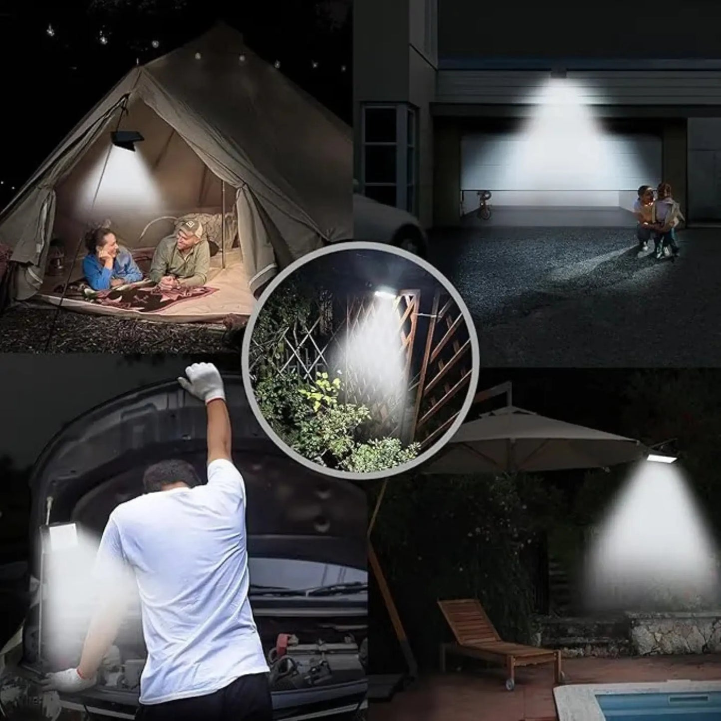 SolarClip™ – Lámpara Solar Inteligente con Sensor y Clip Portátil