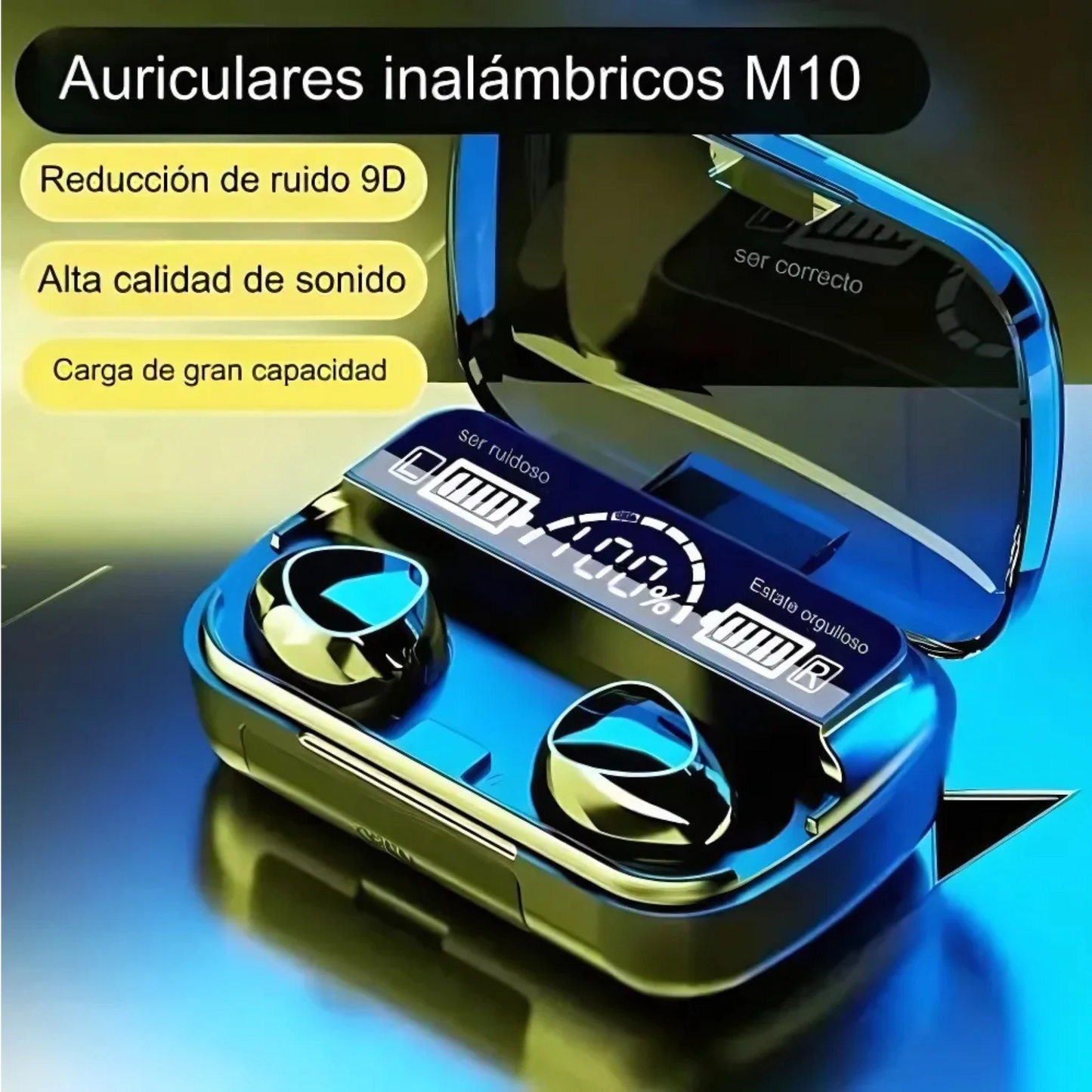 M10 TWS™ – Auriculares Inalámbricos con Sonido HD