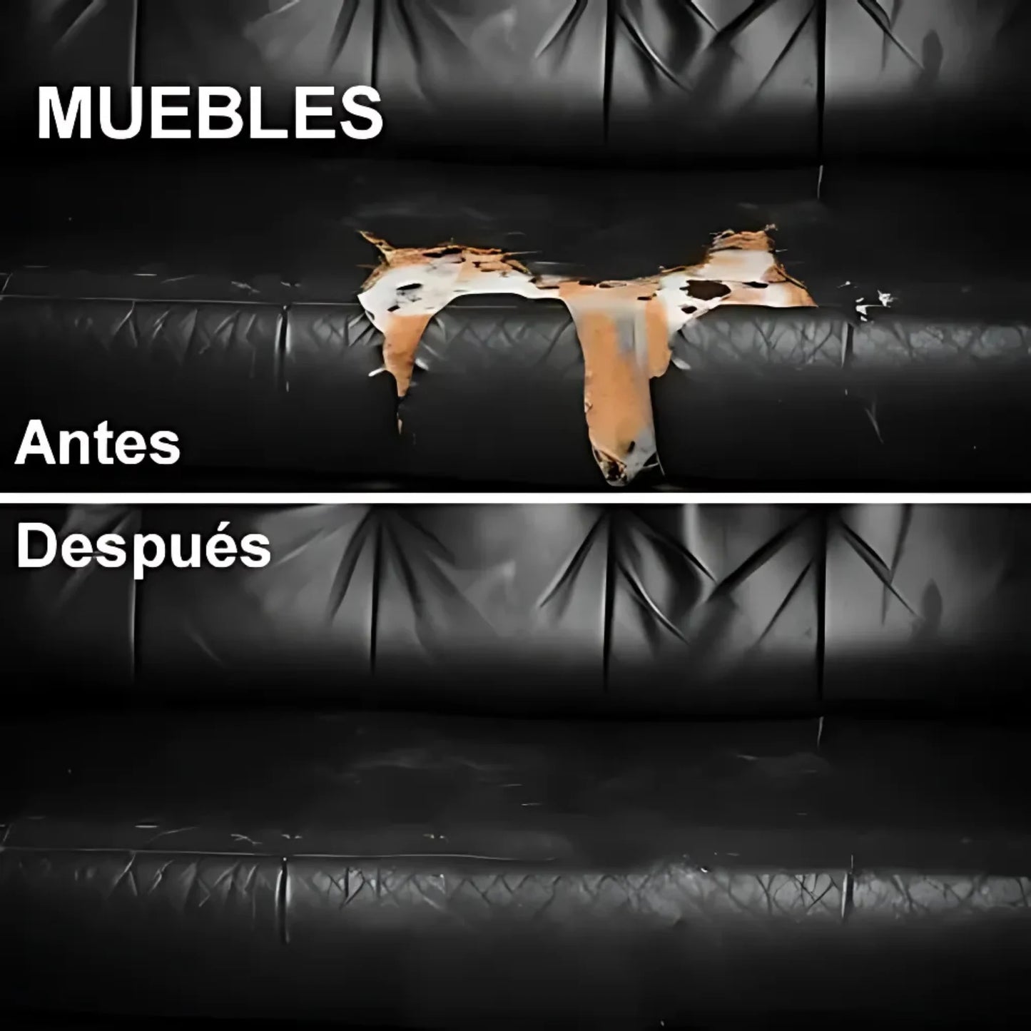 Cinta Reparadora CueroFix™ Negra – 10 Metros de Solución Duradera