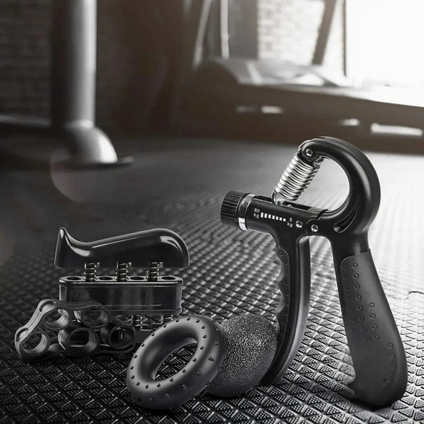 GripMaster 5 en 1 – Kit de Rehabilitación y Fuerza para Manos y Antebrazos