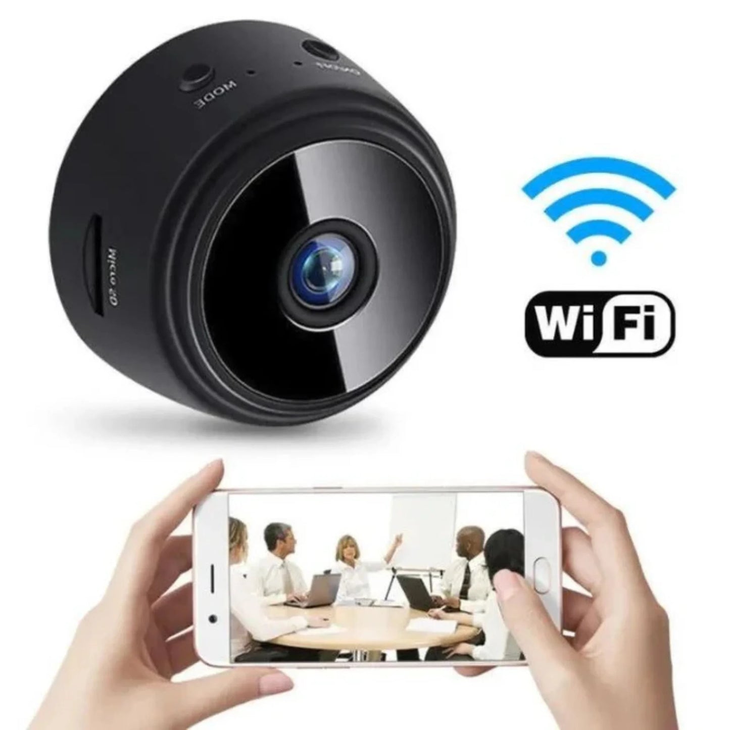 Mini Cámara Espía WiFi 360° con Visión Nocturna HD