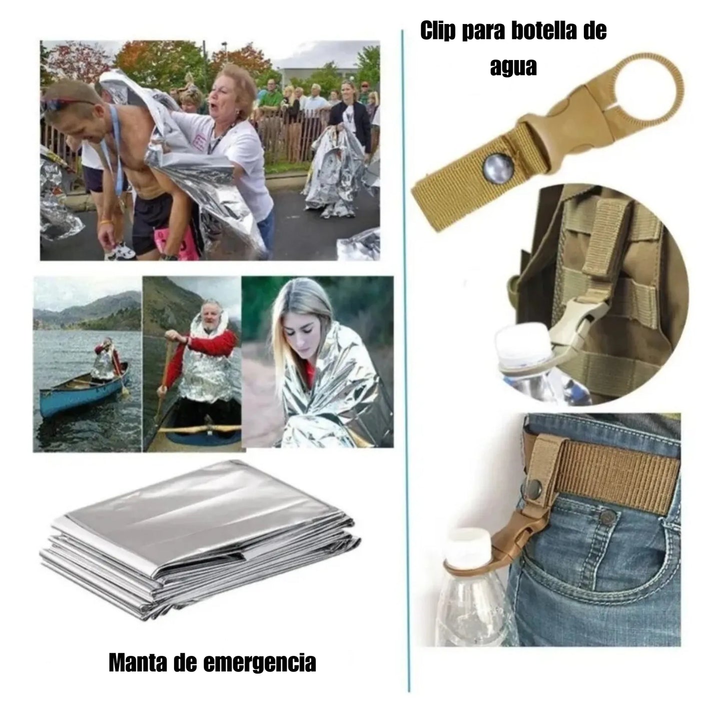 Xuhang Survival PRO™ – Kit de Supervivencia Táctico 12 en 1