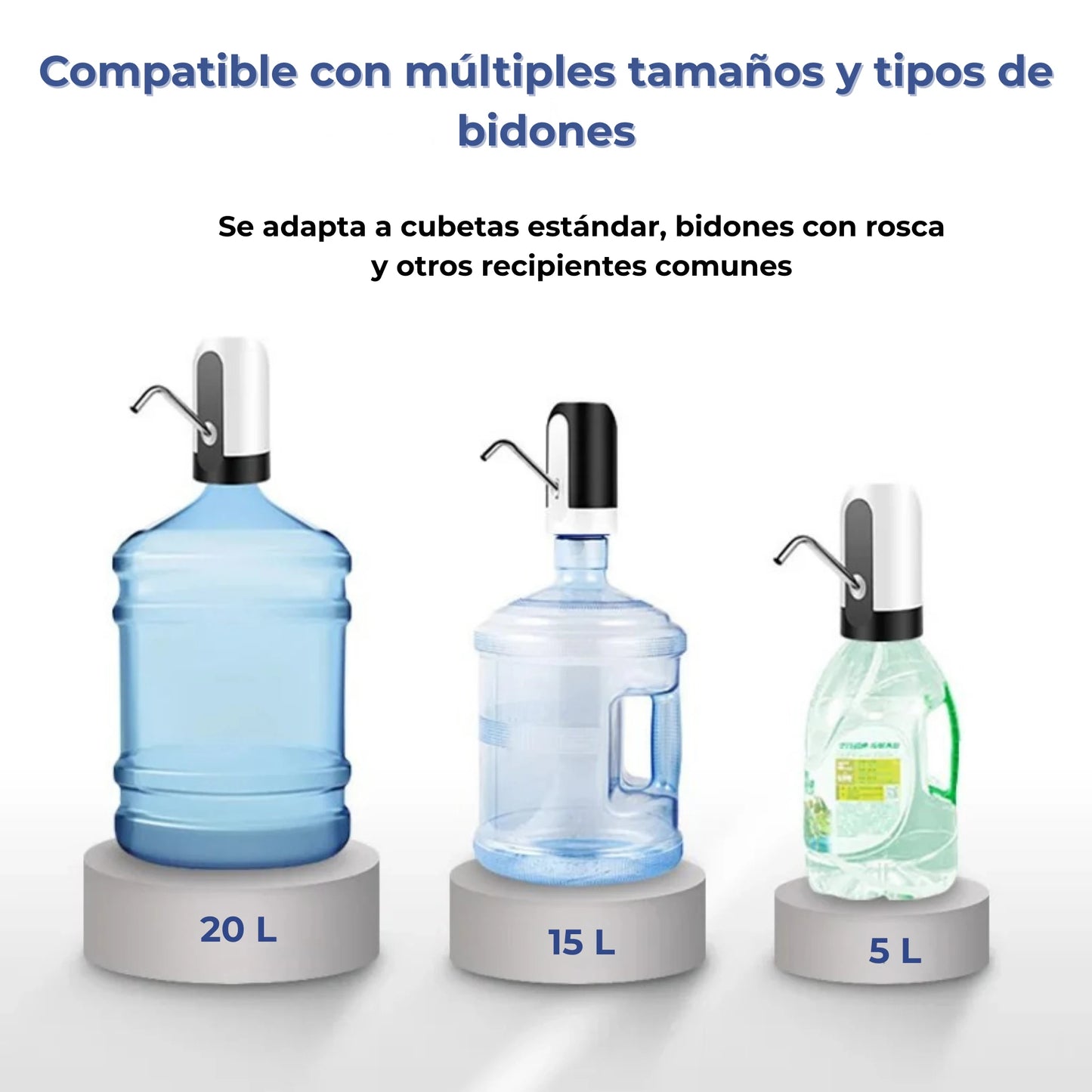 WaterPump™ – Dispensador Automático Recargable para Botellón