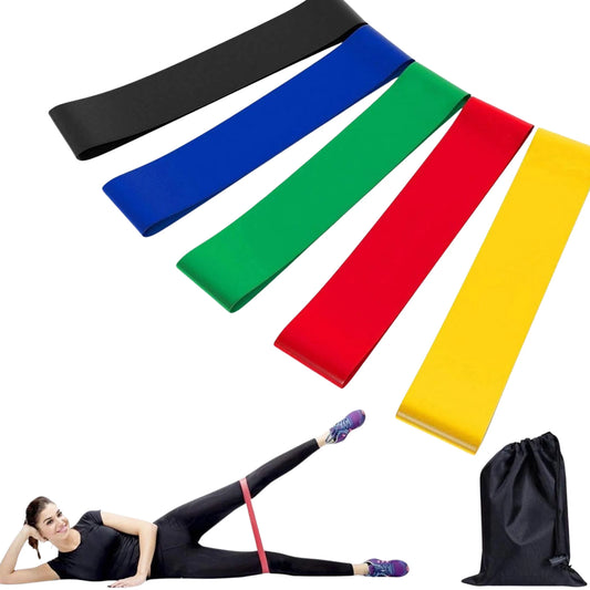 FlexFit – Bandas de Resistencia 5 Niveles para Entrenar en Casa