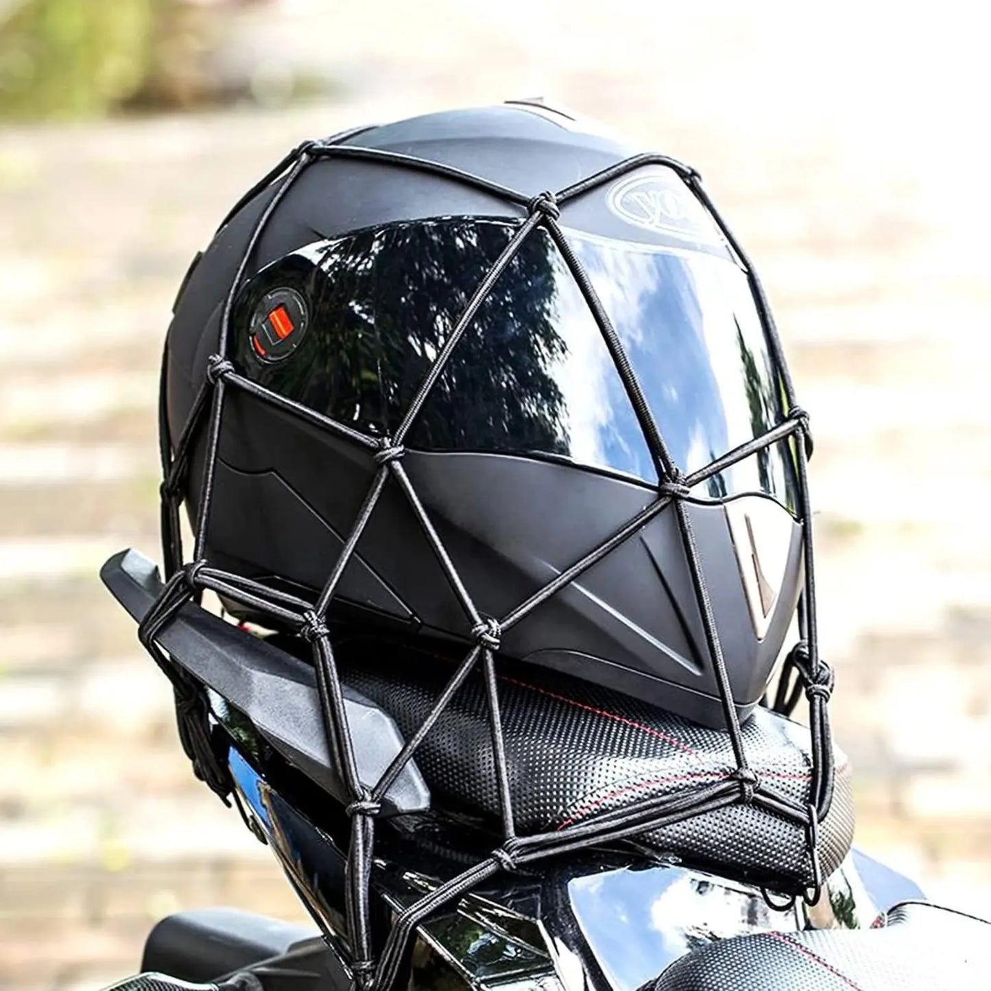 MotoNet™ – Red Elástica Multiuso con Ganchos de Acero para Motocicleta