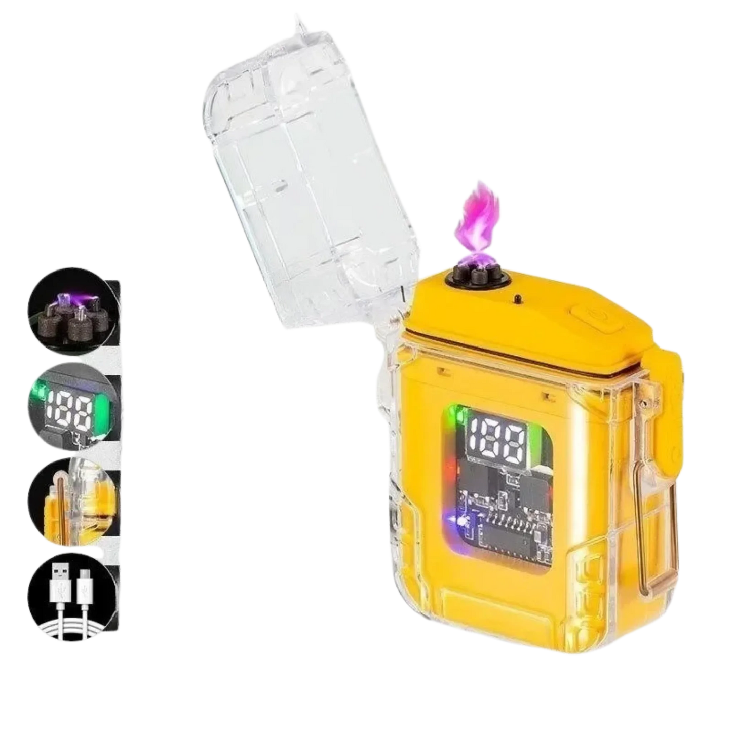 SurvivorTorch X™ – Linterna LED + Encendedor Plasma Recargable