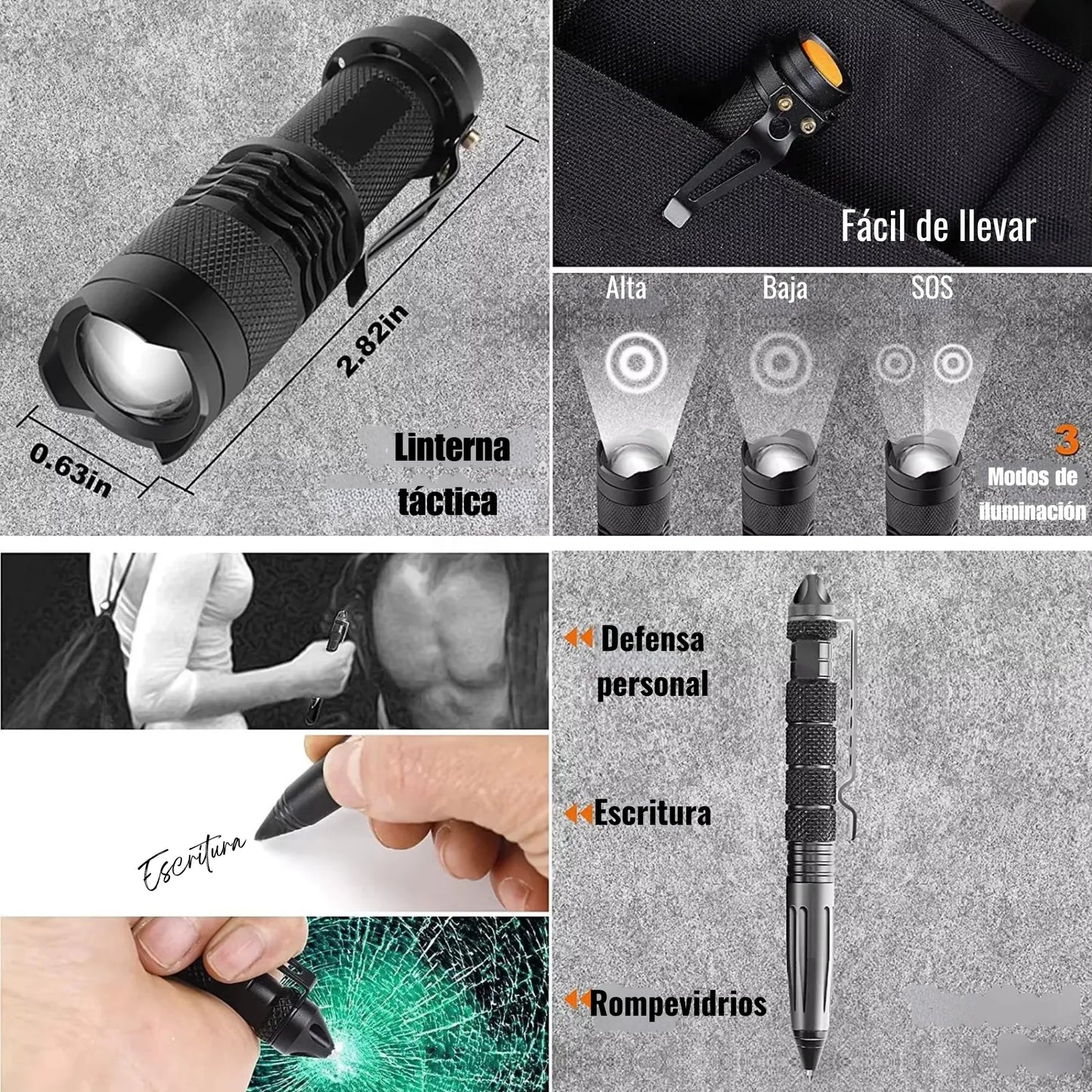 Xuhang Survival PRO™ – Kit de Supervivencia Táctico 12 en 1