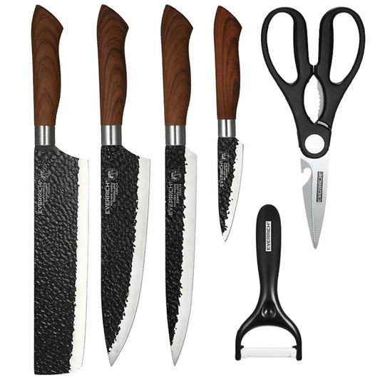 ChefPro™ – Set de Cuchillos 6 en 1 de Alta Precisión para Cocina