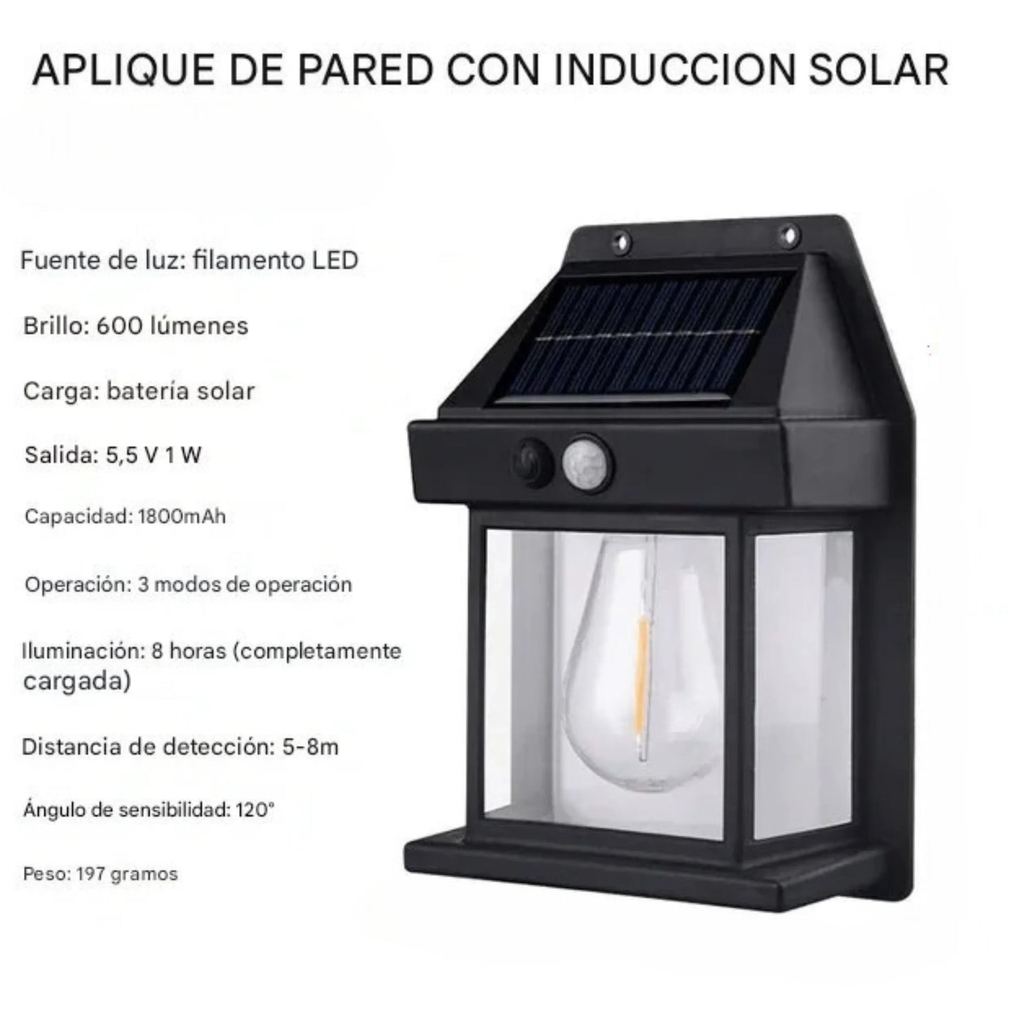 SunGuard™ – Luz Solar LED con Sensor de Movimiento para Exteriores