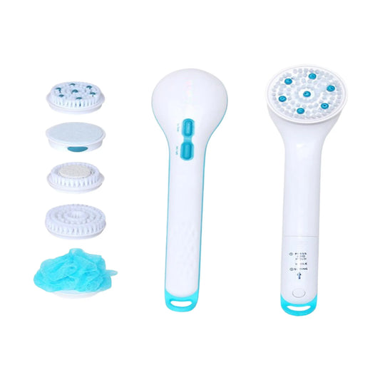 Cepillo Exfoliante Spin Spa 5 en 1 – Spa en Casa Bajo la Ducha