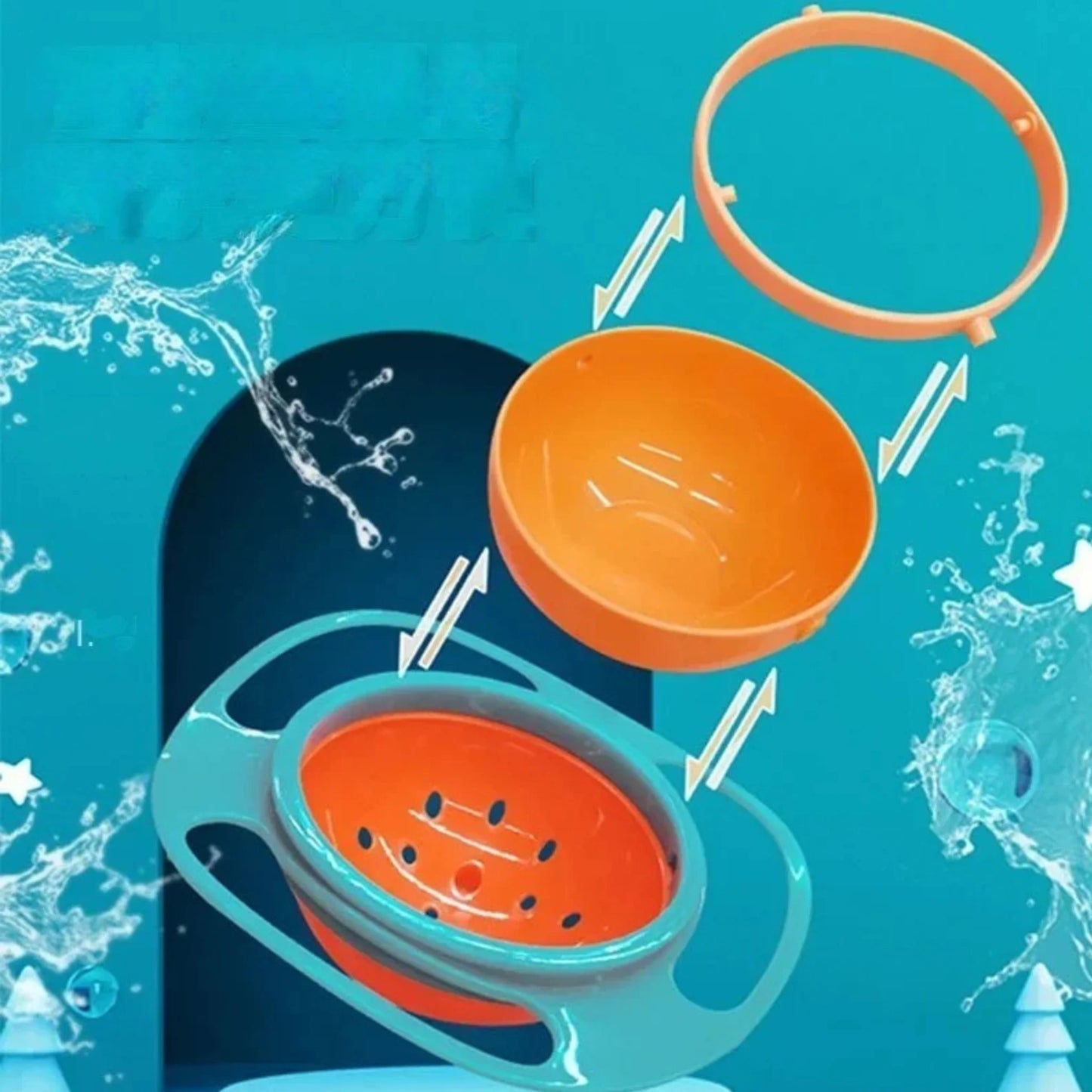 GyroBowl™ – Tazón Mágico 360° Antivuelco
