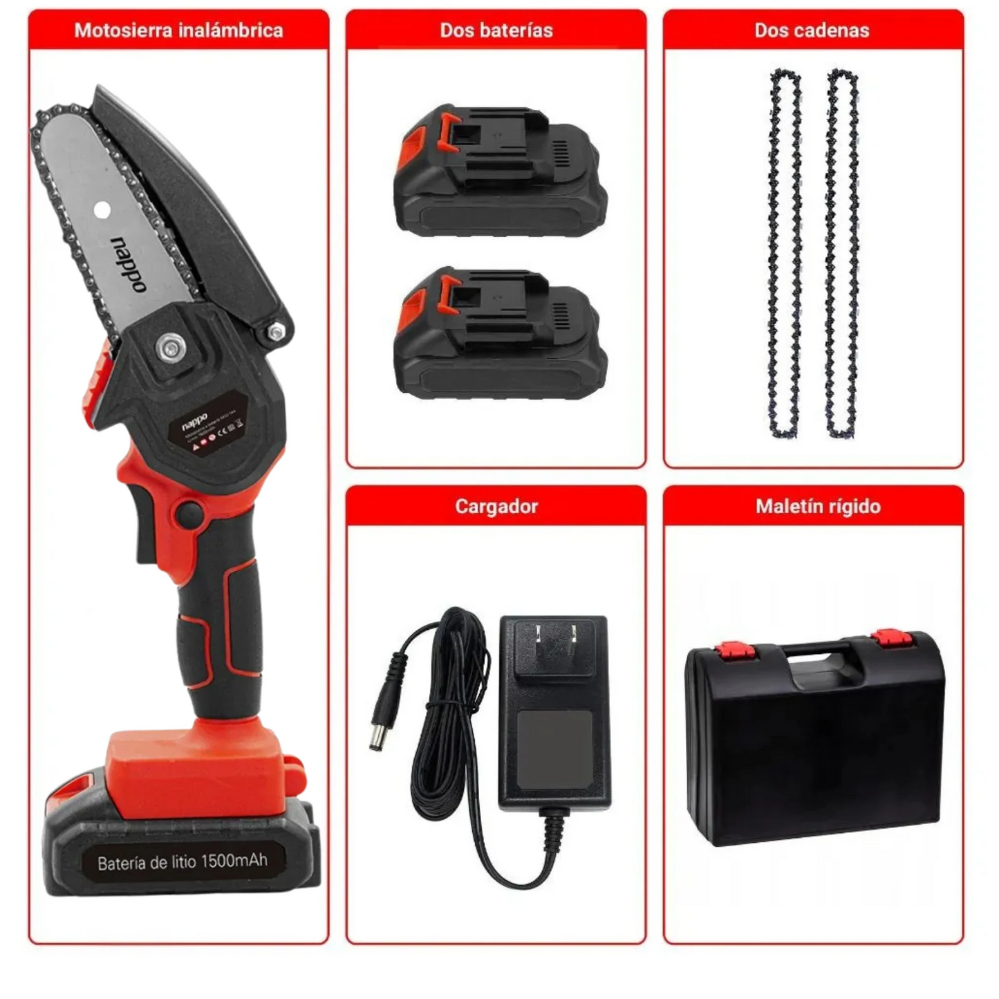 PowerSaw Nappo™ 6" – Cortá con Potencia Portátil