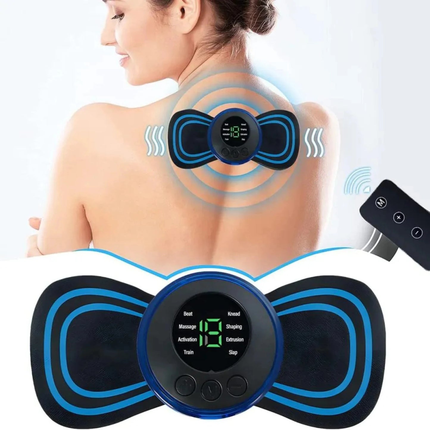 Mariposa Relax Pro – Mini Masajeador EMS Portátil