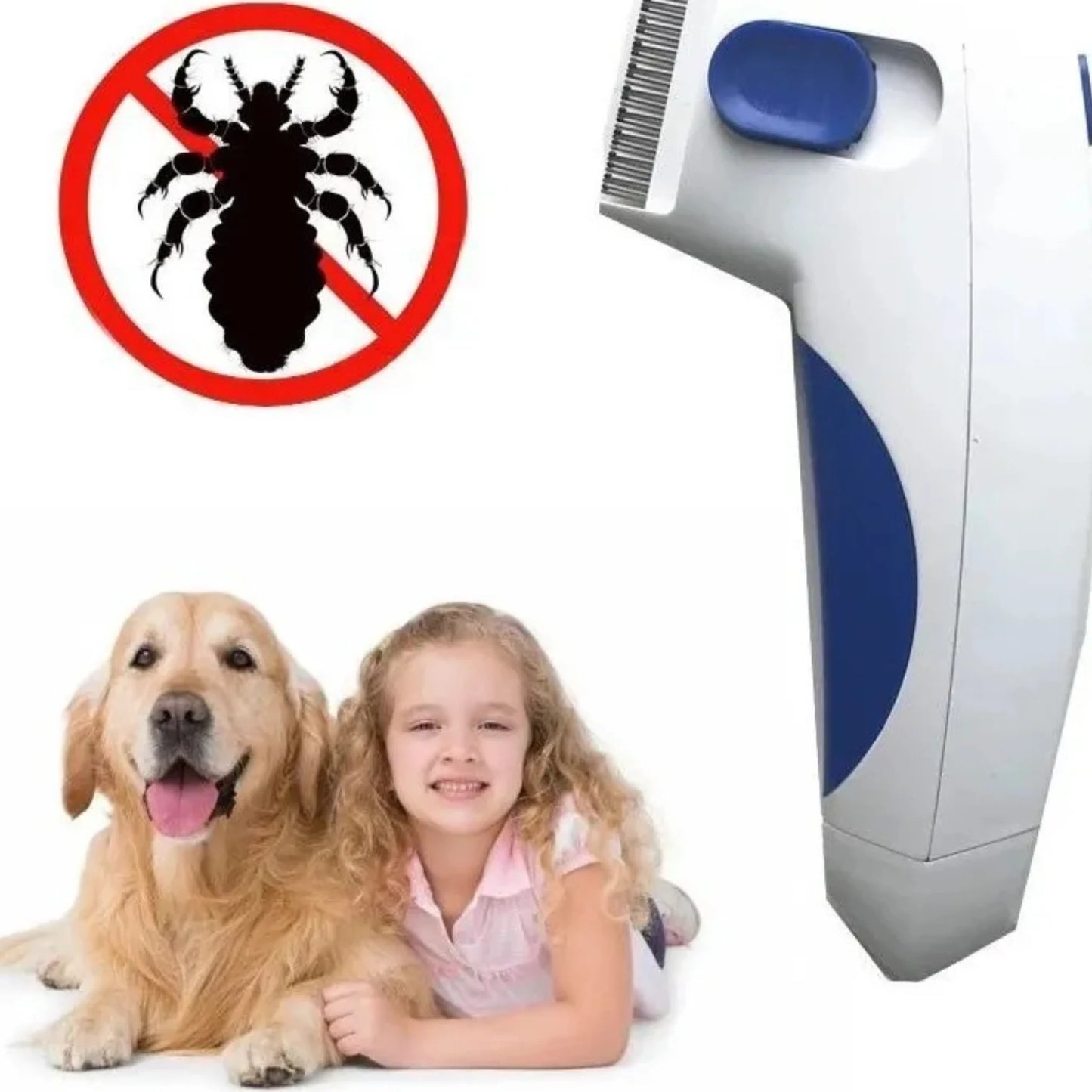 Peine Antipulgas SoftCare™ – Elimina Pulgas sin Químicos y con Amor