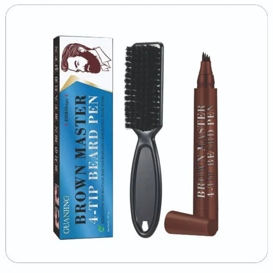 Barba Pro: Kit Definidor y Rellenador de Vello Facial