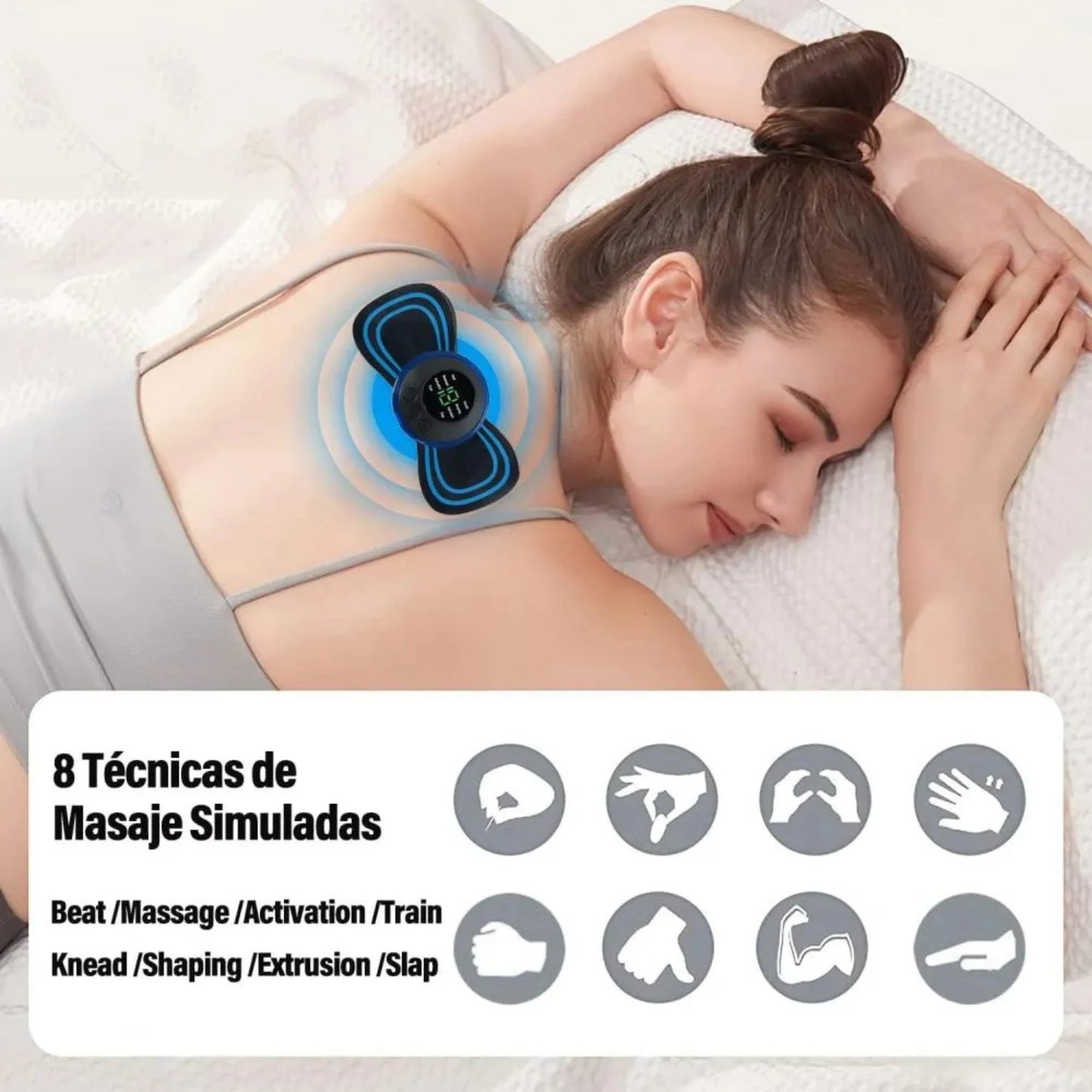 Mariposa Relax Pro – Mini Masajeador EMS Portátil