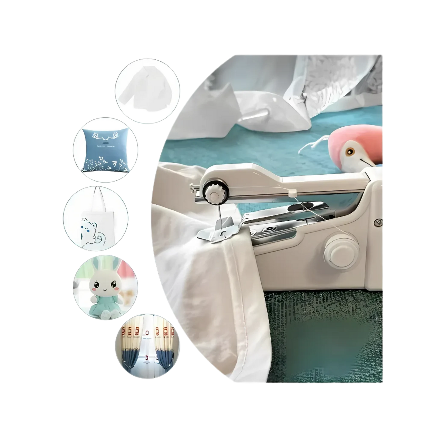 StitchGo™ – Máquina de Coser Portátil de Mano para Reparaciones Rápidas
