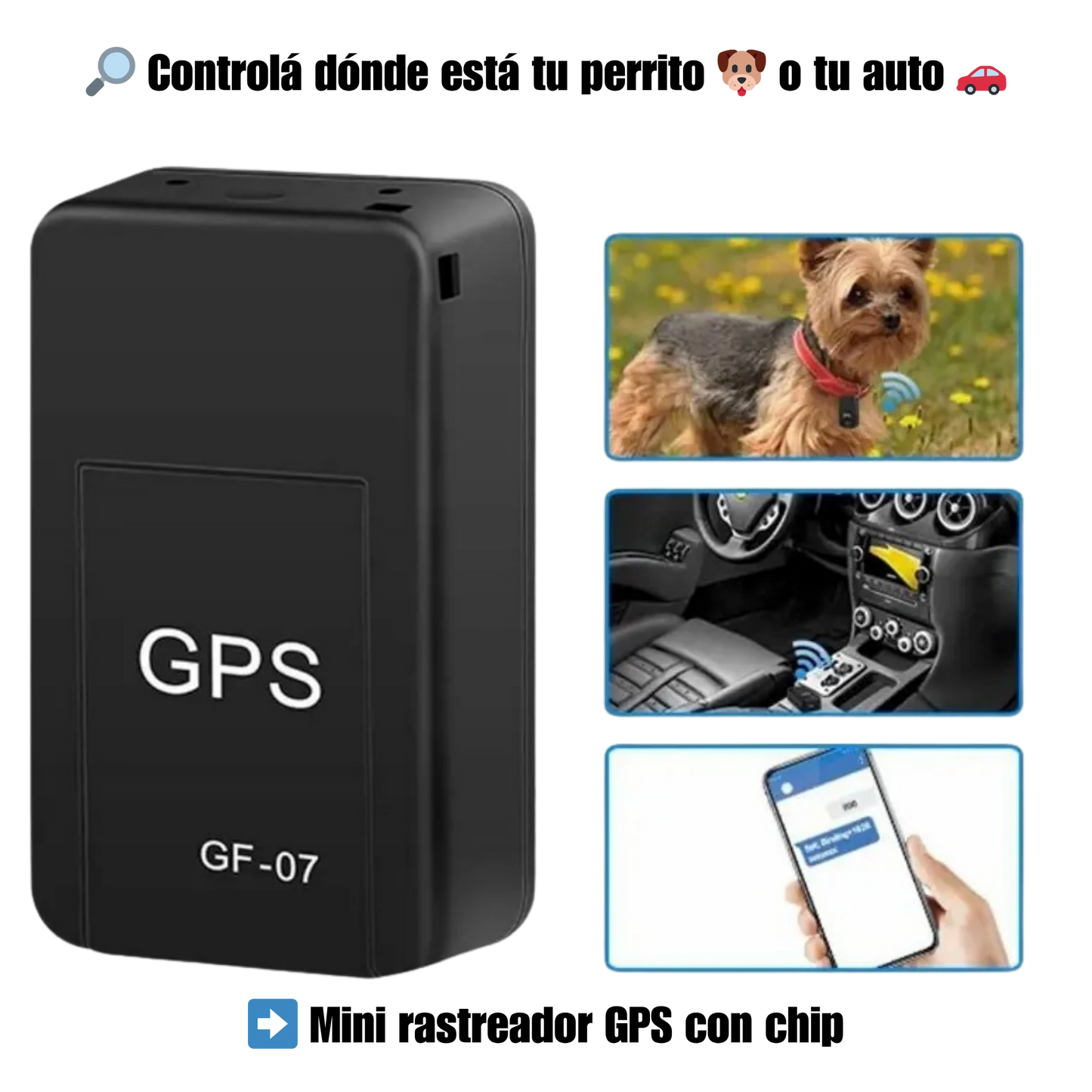 TrackMini™ – Localizador GPS Oculto con Monitoreo Real
