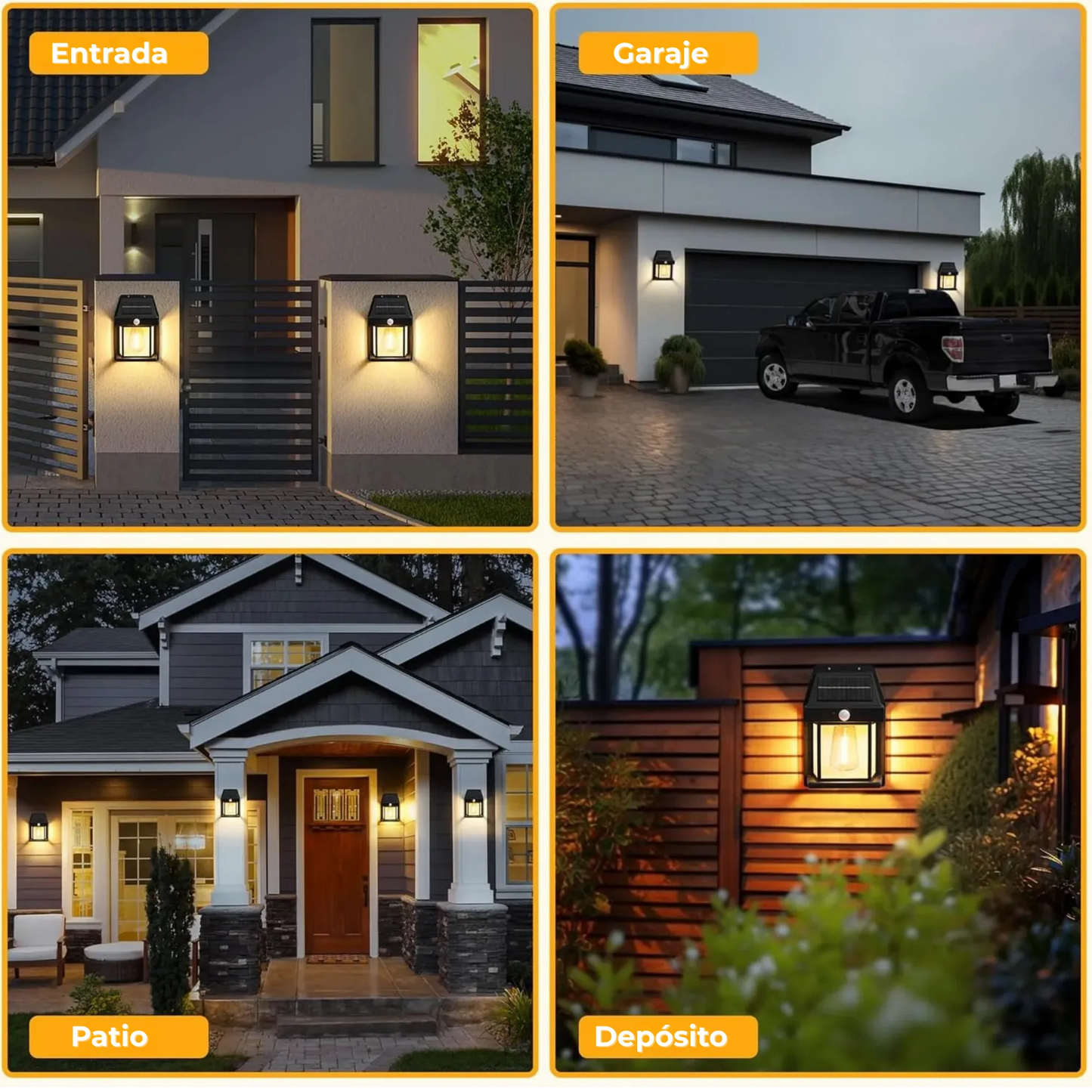 SunGuard™ – Luz Solar LED con Sensor de Movimiento para Exteriores