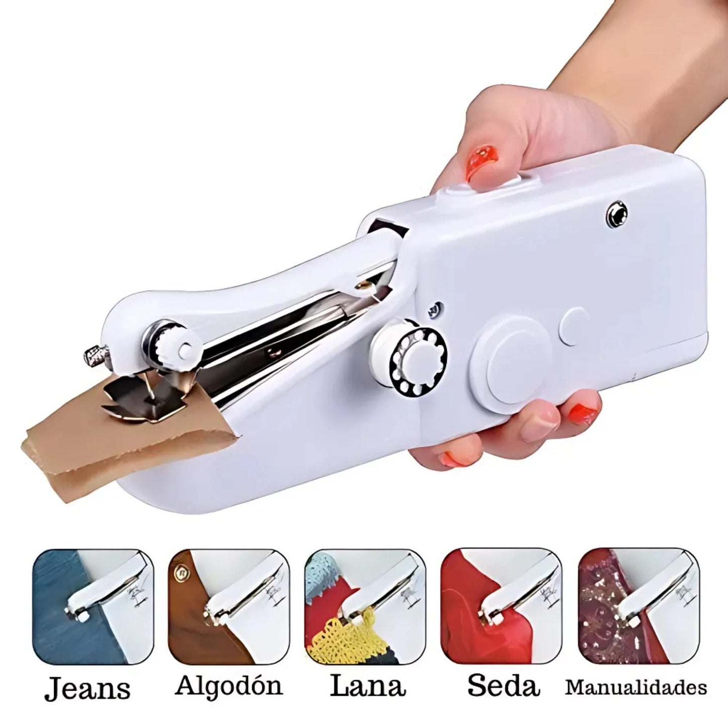 StitchGo™ – Máquina de Coser Portátil de Mano para Reparaciones Rápidas