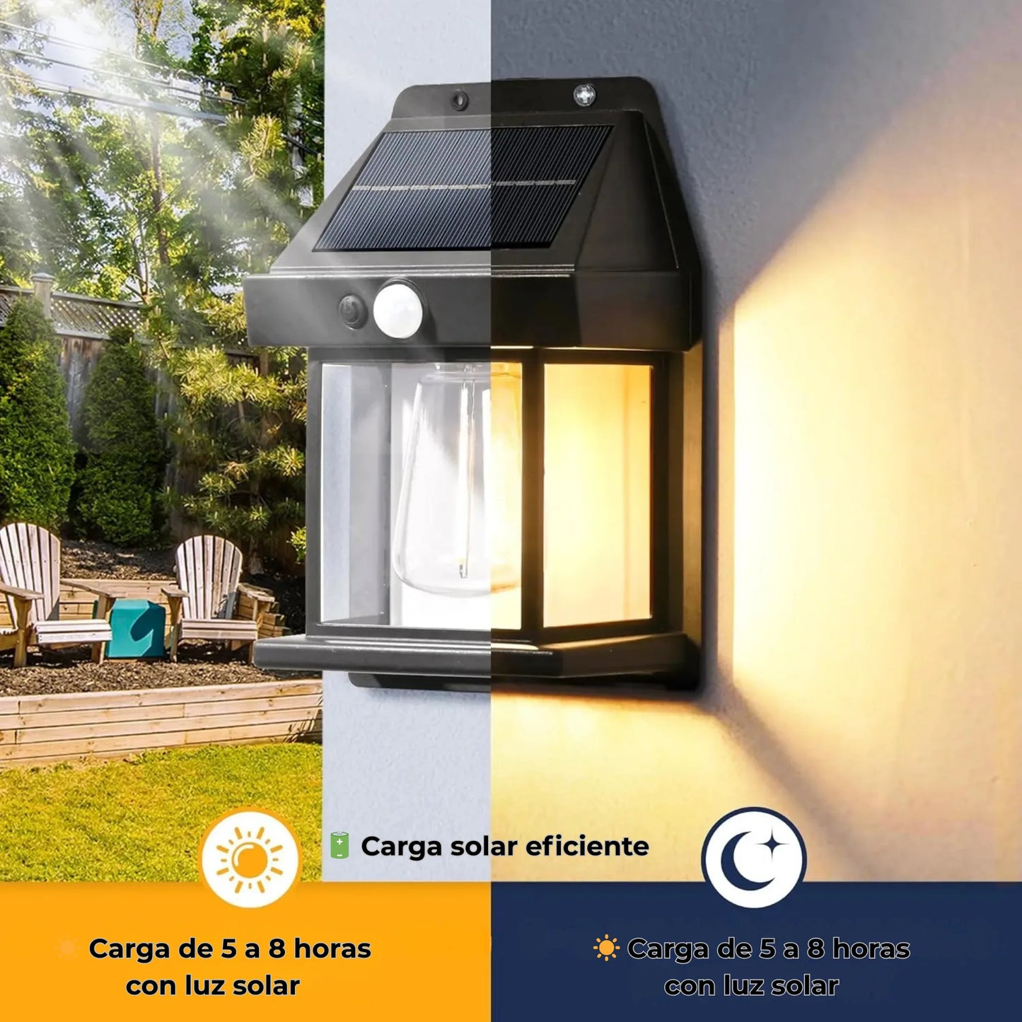 SunGuard™ – Luz Solar LED con Sensor de Movimiento para Exteriores