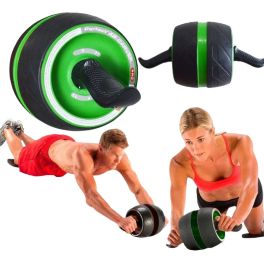 CoreMax Rueda Abdominal con Retorno Automático y Agarre Antideslizante