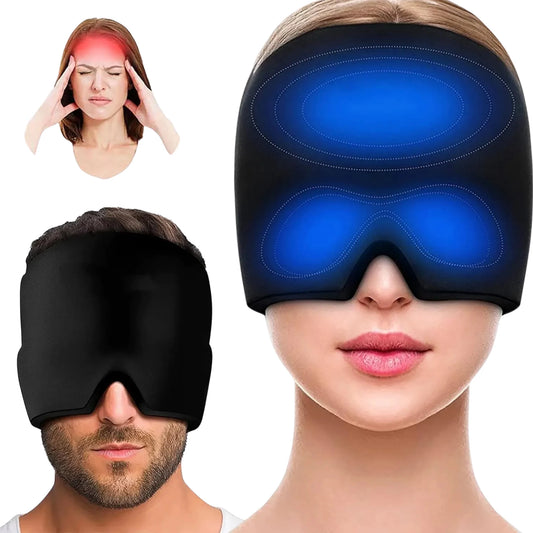 MigraFree™ – Gorro de Gel Frío-Calor para Dolores de Cabeza