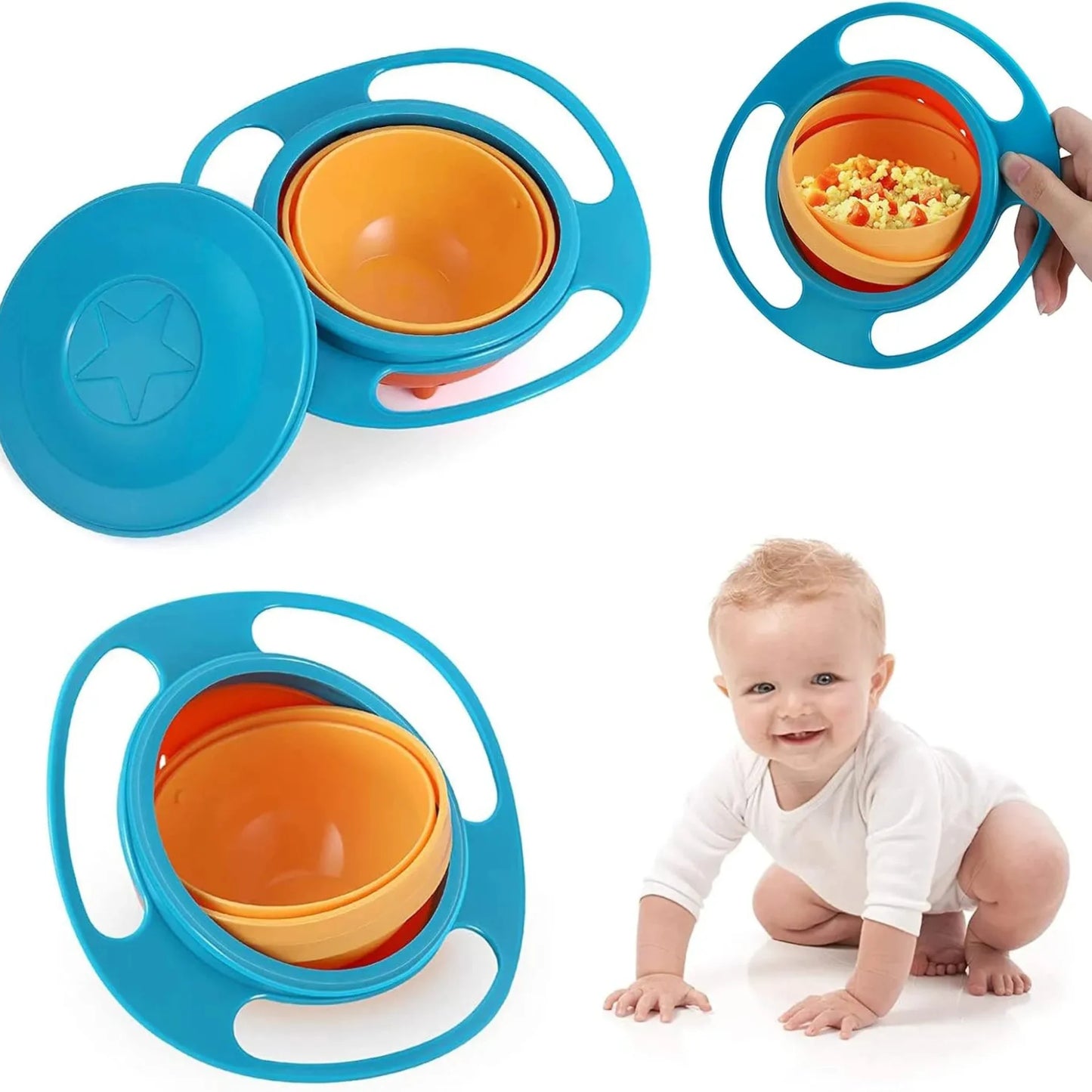 GyroBowl™ – Tazón Mágico 360° Antivuelco