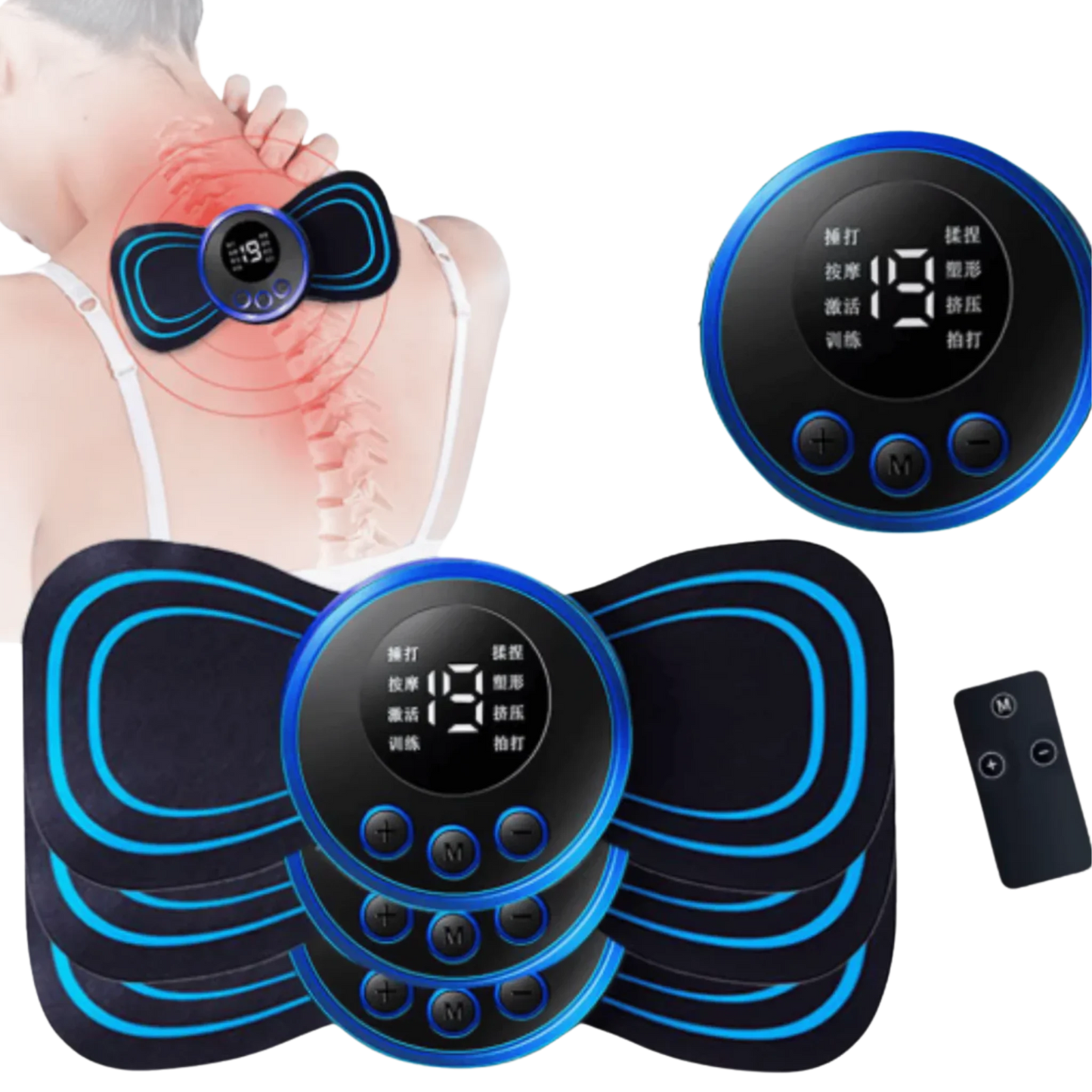 Mariposa Relax Pro – Mini Masajeador EMS Portátil