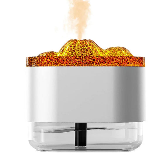 VolcanoGlow™ – Humidificador Aromático con Efecto Volcán 3D