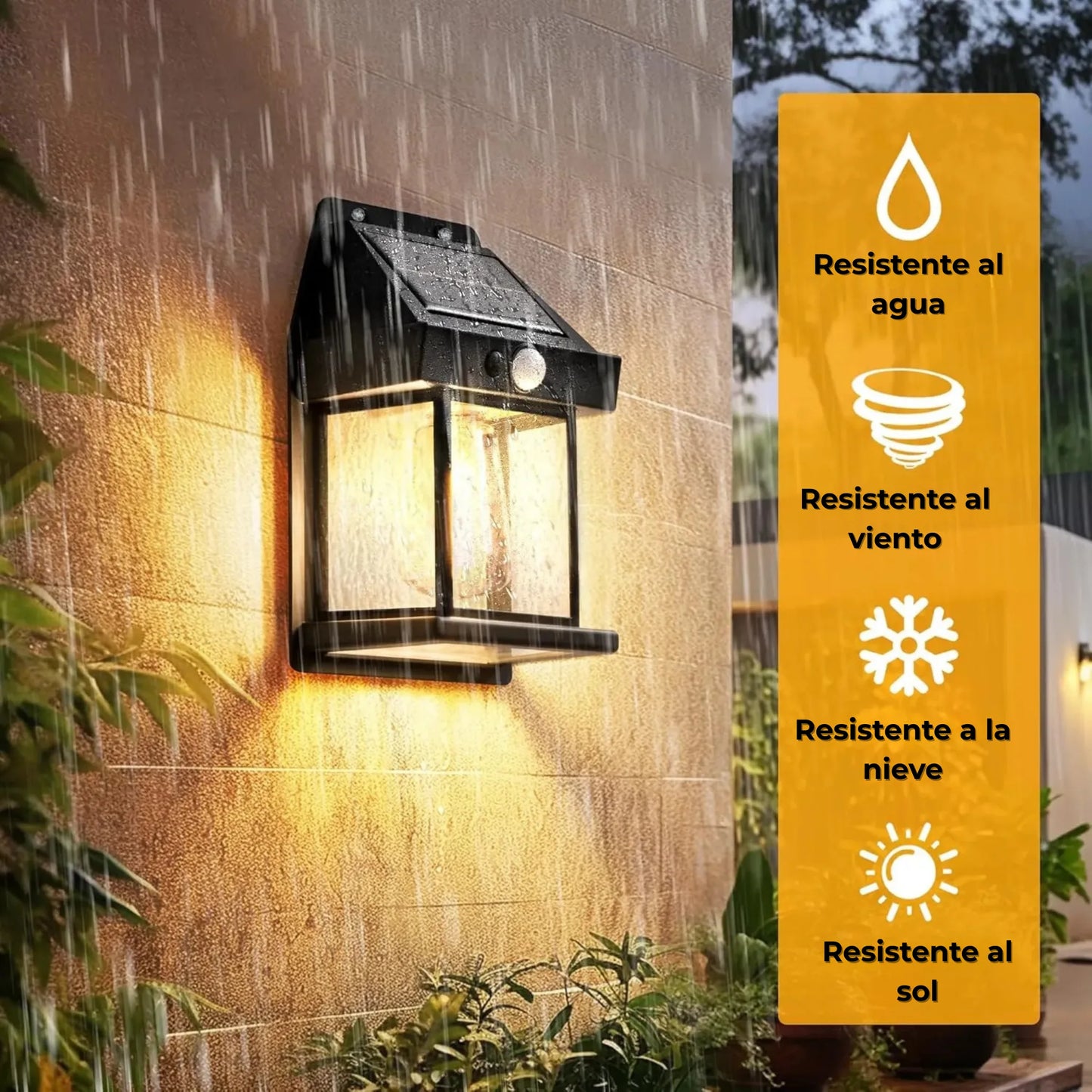 SunGuard™ – Luz Solar LED con Sensor de Movimiento para Exteriores