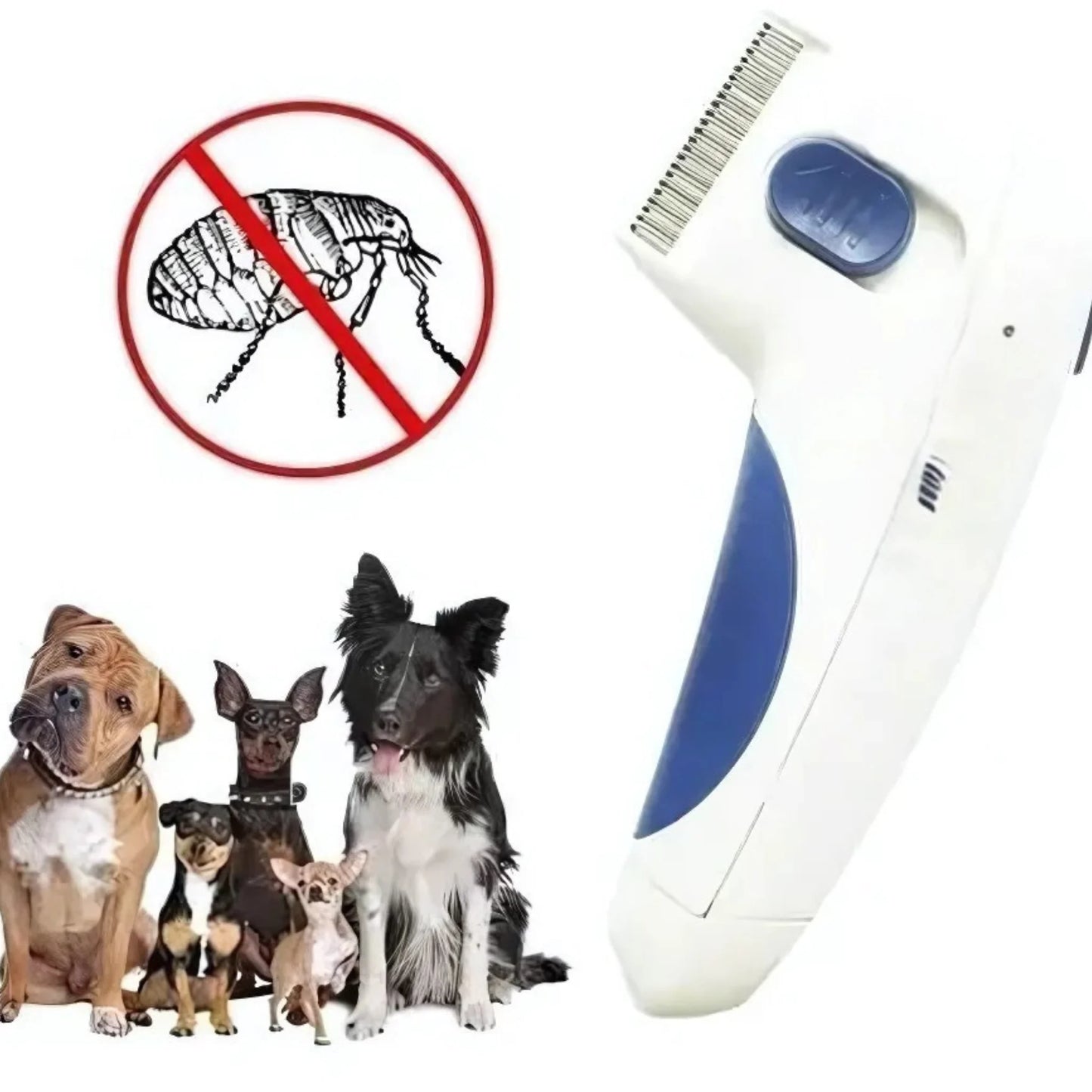 Peine Antipulgas SoftCare™ – Elimina Pulgas sin Químicos y con Amor